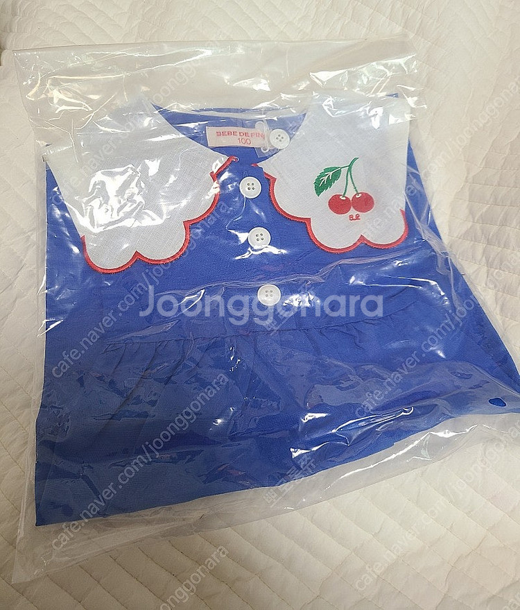 베베드피노 체리 스칼럽 원피스100 체리삔--0
