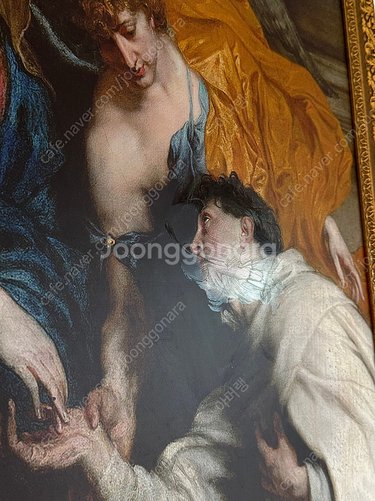 1630년 안토니 반다이크작 빈티지 대형액자--2