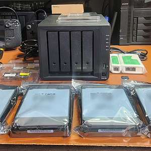 시놀로지DS923+정품램8G+HDD64TB[AS26년]+m.2 512G
