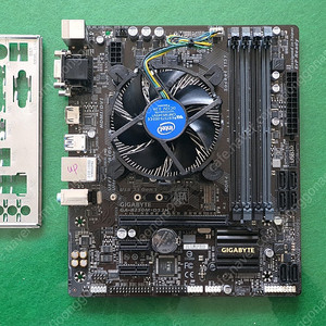 i5 7400 CPU + B250 메인보드 + 쿨러