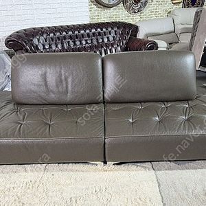 *판매* ​자코모 프리미엄 비텔로 슈렁큰 천연통가죽 스윙 소파(팔걸이도 스윙) 8 7 만원​서울경기(근거리)무료배송 그외 배송가능