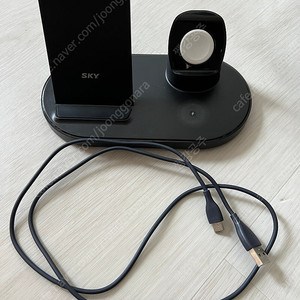 스카이 필 W51A 3in1 무선충전기 애플워치 전용