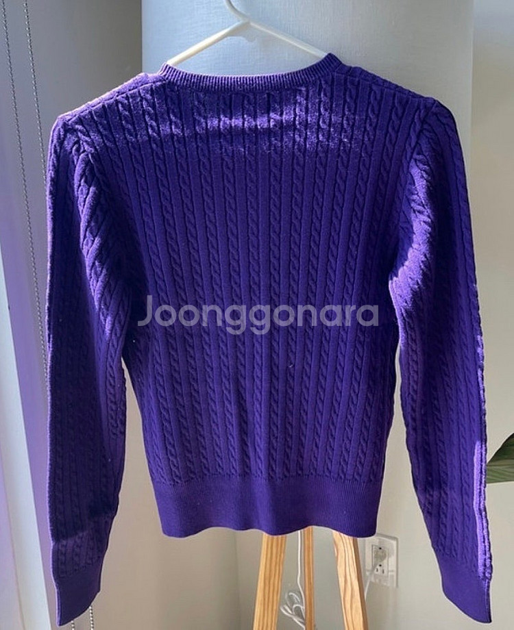폴로 랄프로렌 걸즈 케이블 가디건(새상품/XL/QR인증...--2