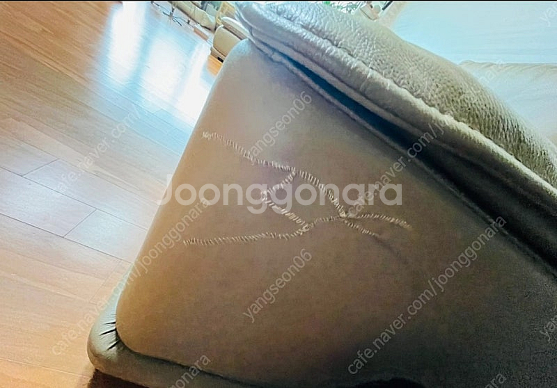 천연가죽 6인용쇼파 쿨거래 할인가능--1