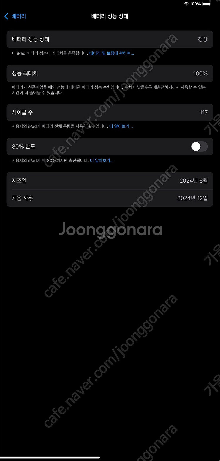 아이패드 13인치 M4 256 WiFi 실버색상 판매--4