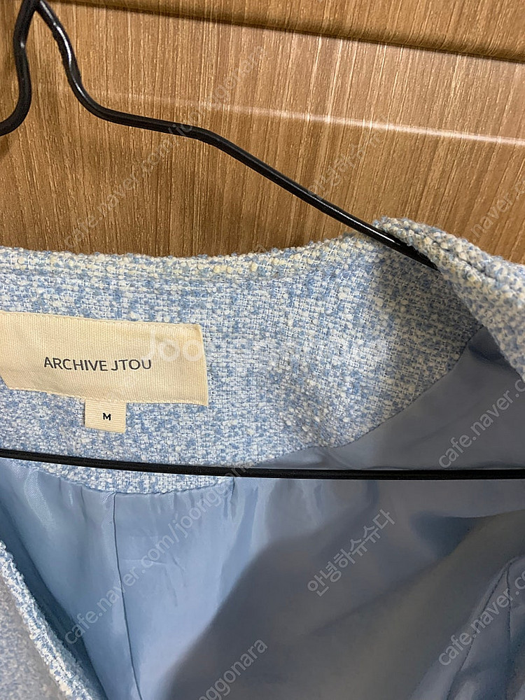 아카이브제이투유 리버 트위드 자켓 M--1