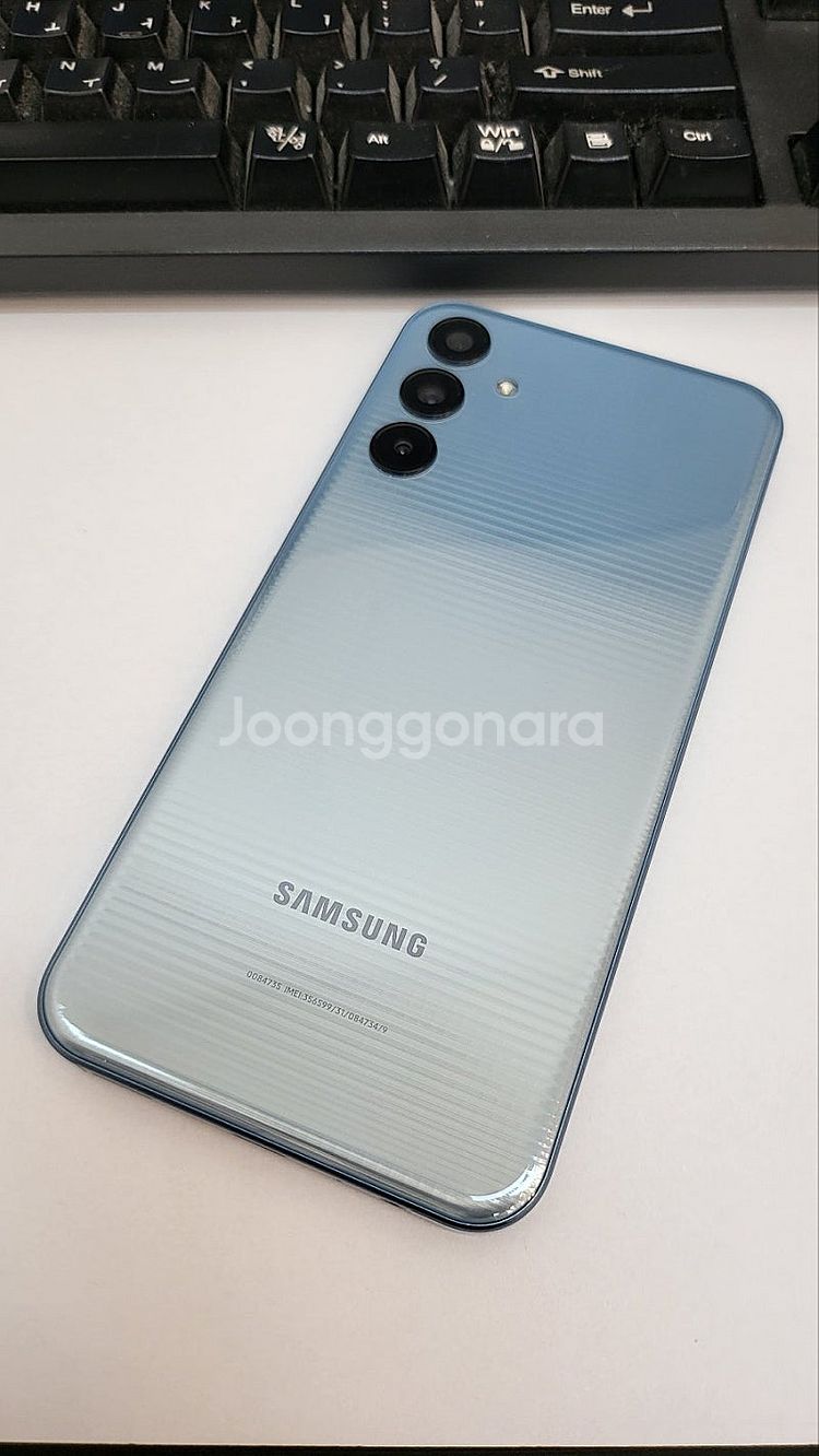 갤럭시M15 와이드7 블루 128GB 무잔상 상태좋은 ...--1