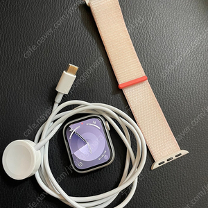 애플워치9 41mm 실버
