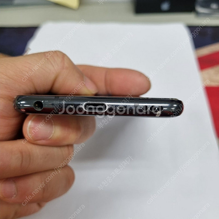 199501 LG V50 128 블랙 U+ 중고폰 7만...--3