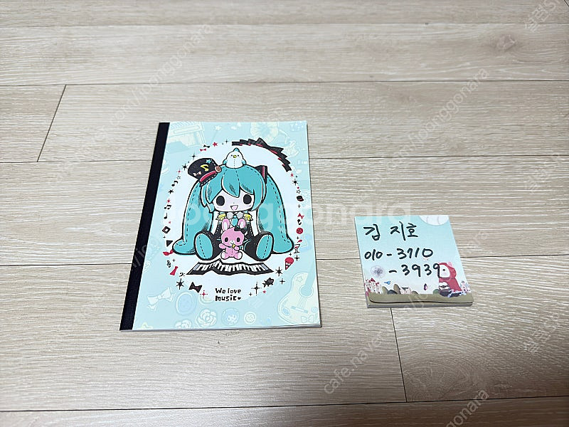 하츠네미쿠 노트 (We love music) 새제품 팝...--1