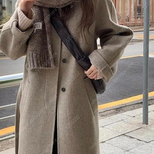 온스 싱글 핸드메이드 롱코트 오트베이지 니드오브 뮤렛