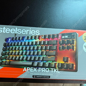 스틸시리즈 Apex Pro TKL GEN3 미개봉판매