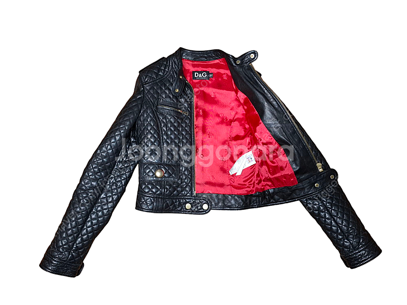 D&G 돌체앤가바나 가죽 자켓 사이즈 38(가격 인하)--0