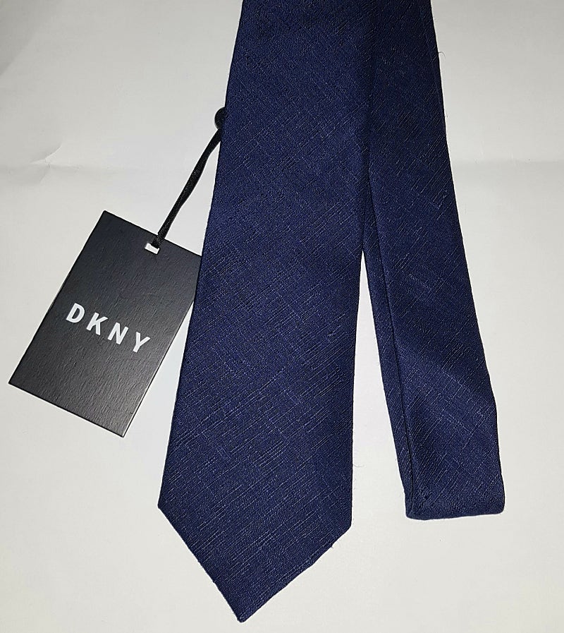 새제품) 15만원 DKNY 넥타이 실크 린넨 무료배송