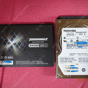 SSD 120G + HDD 640G 일괄 팔아요(택포)