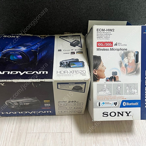 [SONY] HDR-XR520 캠코더 + ECM-HW2 무선 녹음마이크 포함