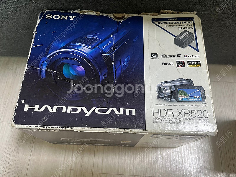 [SONY] HDR-XR520 캠코더 + ECM-HW2...--1