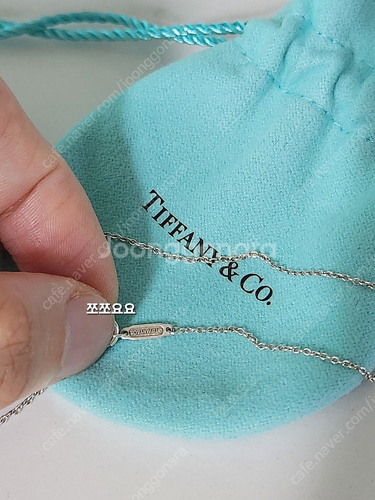 리턴 투 티파니 네크리스, 티파니 블루 더블 하트 태그...--5