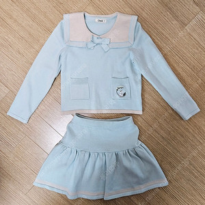 치크 상하복 120