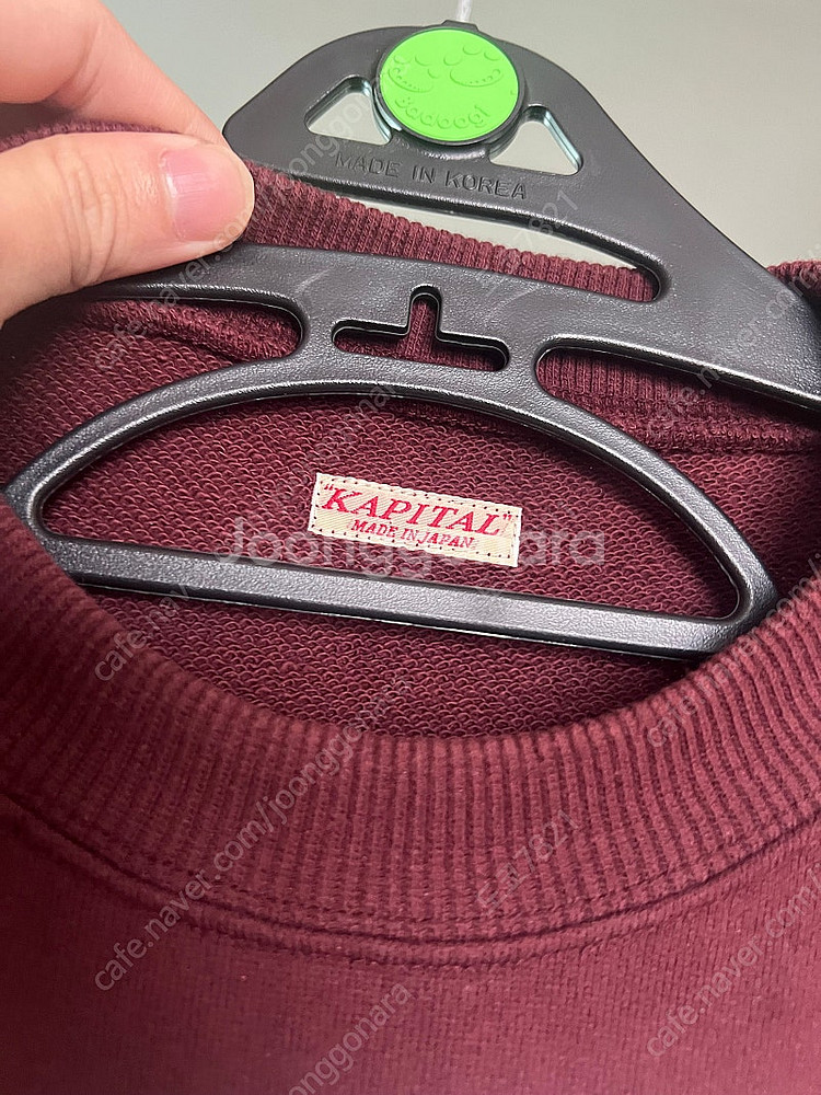 캐피탈 30 플리스 빅 스웨트셔츠 맨투맨--1