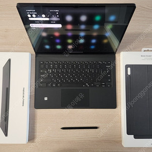 갤럭시탭 S8 울트라 512G WiFi [정품 키보드 커버 포함] 팝니다.
