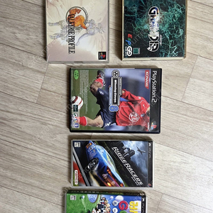 새턴 그란디아 2CD 합팩, PS 발키리 프로필 2CD 합팩, PS2 위닝8, PSP 릿지레이서, PSP 골프 게임 타이틀