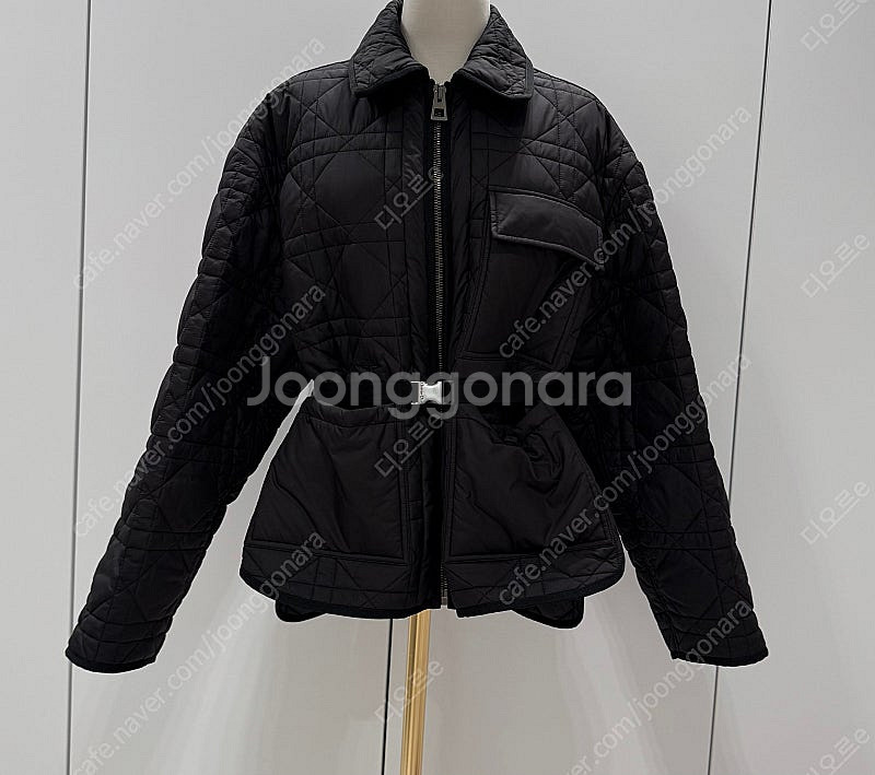 정품 DIOR 디올 매크로 까나쥬 블랙 벨트 자켓 s--0