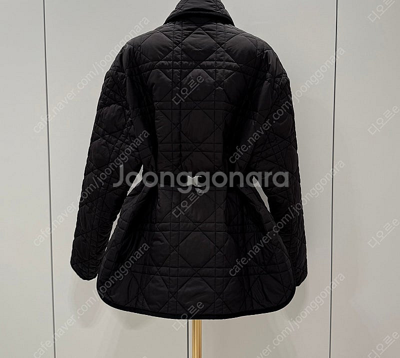 정품 DIOR 디올 매크로 까나쥬 블랙 벨트 자켓 s--3