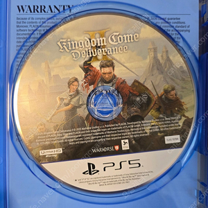 ps5 킹덤컴 딜리버런스2 코드 미사용