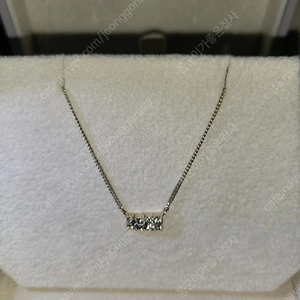 18k 다이아 목걸이