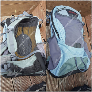 오스프리배낭 20리터 50리터 가방