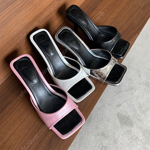 여성 뮬 슬리퍼 힐 7cm