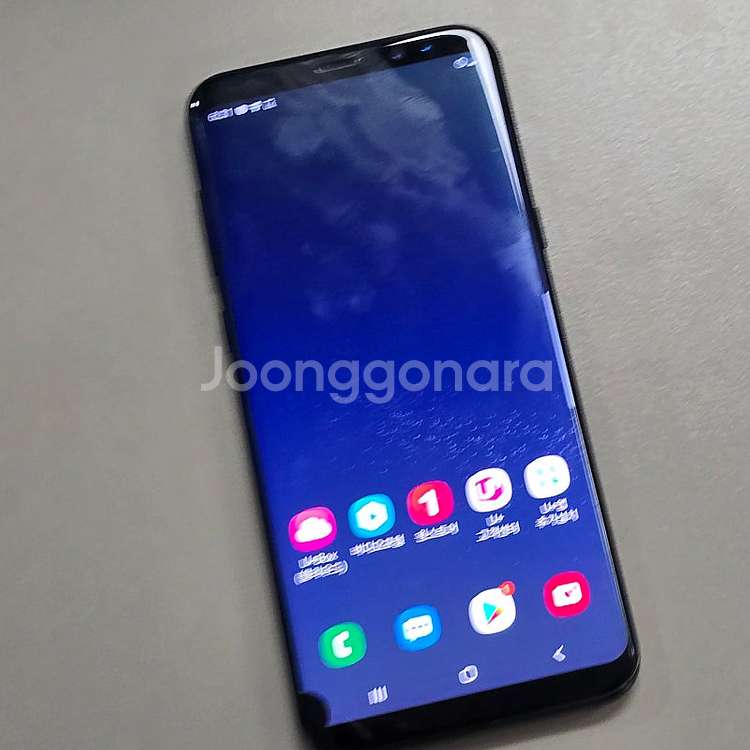 갤럭시 S8플러스 블랙 128기가 미파손 기능정상 상태...--2