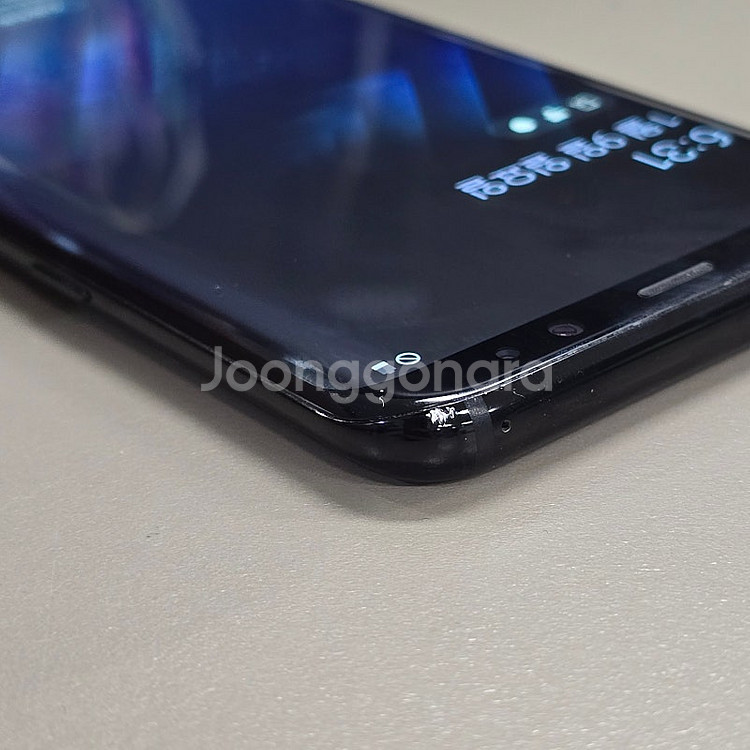 갤럭시 S8플러스 블랙 128기가 미파손 기능정상 상태...--8