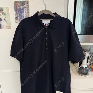 톰브라운 백삼선 카라티 남성 4사이즈