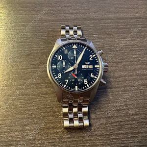 iwc 파일럿 41mm 청판 풀세투 팝니다 388102