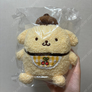 산리오 폼폼푸린 체리 체크 마스코트 인형 새상품