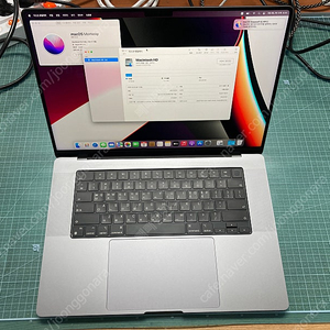Macbook Pro M1 16인치 32G/512G, 맥북 프로