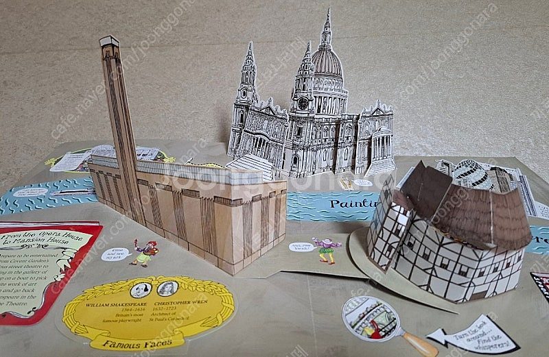 (영어원서)pop-up book_뉴욕,런던,서울/르네상...--3