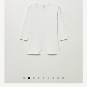 [새상품] 게드 soft touch basic t-shirt 화이트