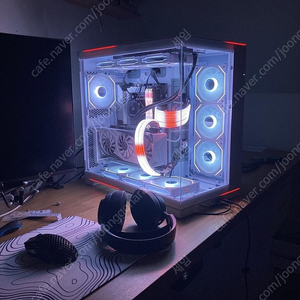 리안리 PC-O11D EVO RGB (화이트)+라이저킷