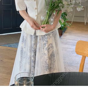 바이씨니 진주페플럼자켓