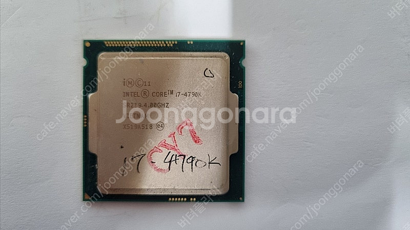 인텔 CPU CORE i7-4790K--0