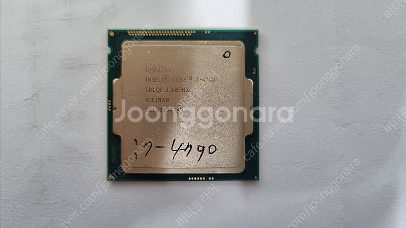 인텔 CPU CORE i7-4790--0