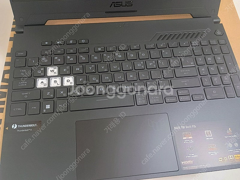 asus 게이밍노트북 tuf dash f15 새상품 판...--3