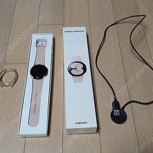 삼성 갤럭시 워치4 핑크골드 40mm 박스셋