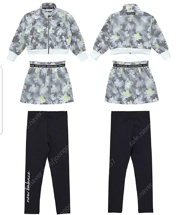 새상품) 뉴발란스 키즈 트레이닝 세트 3pcs 120사...--1