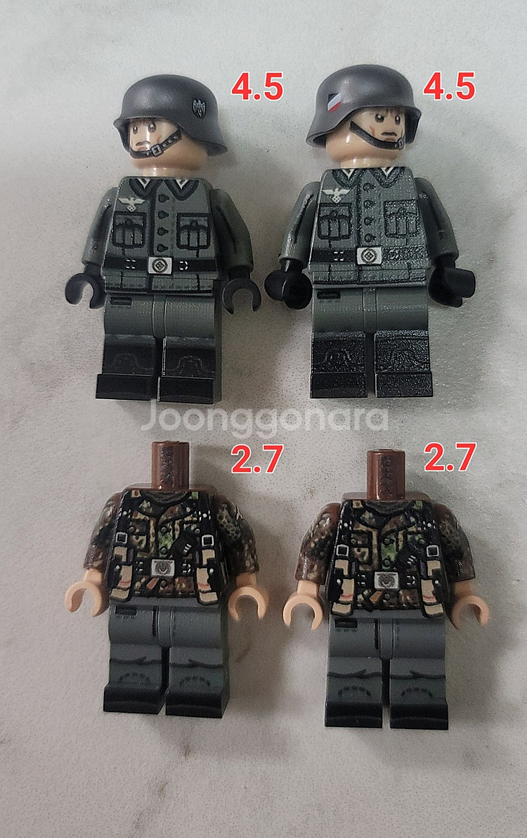 레고 ww2 독일군 미군 브릭매니아 TMC FMB 미니...--8