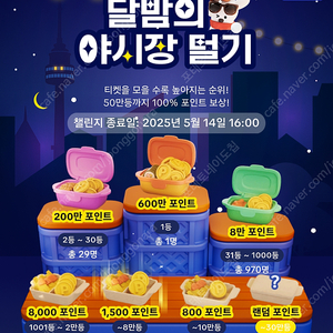 틱톡 야시장 티켓 소원꽃 5개 팔아요