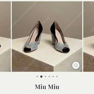 미우미우 구두 glitter pump